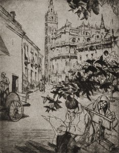 Vue de la cathédrale de Séville - English School